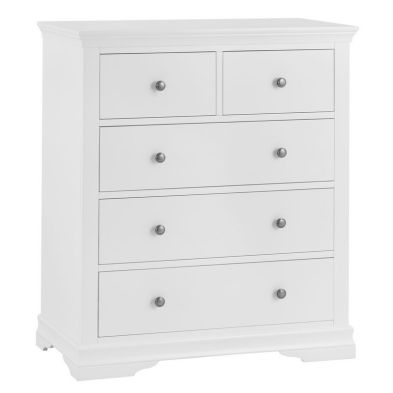 Swafield White Pine Chest Of 5 Drawers